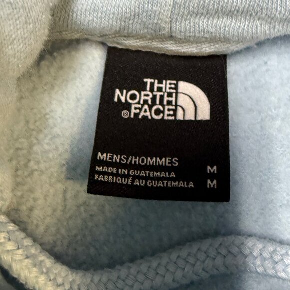 The North Face Novelty Patch Hoodie Men’s Medium Light Blue EUC - Picture 9 of 14